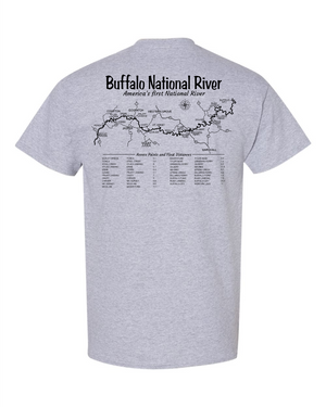 Buffalo National River Map Tee