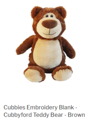 Embroidered Teddy Bear