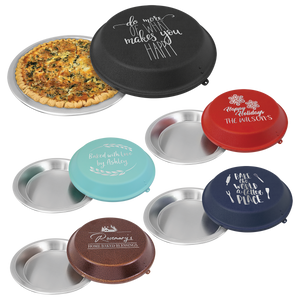 Aluminum Pie Pan with Engravable Lid