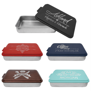 Aluminum Cake Pan with Engravable Lid