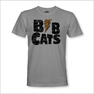 Distressed Bobcat w/ Lightning Bolt Tee