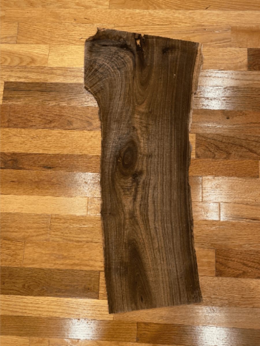 Walnut Live Edge Slabs ,3/4-1 1/2 x 6-10 Wide x 48 Long