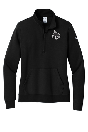 Women's Marshall Bobcat Nike 1/4 Zip Fleece