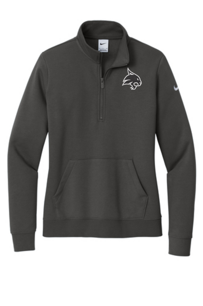 Women's Marshall Bobcat Nike 1/4 Zip Fleece