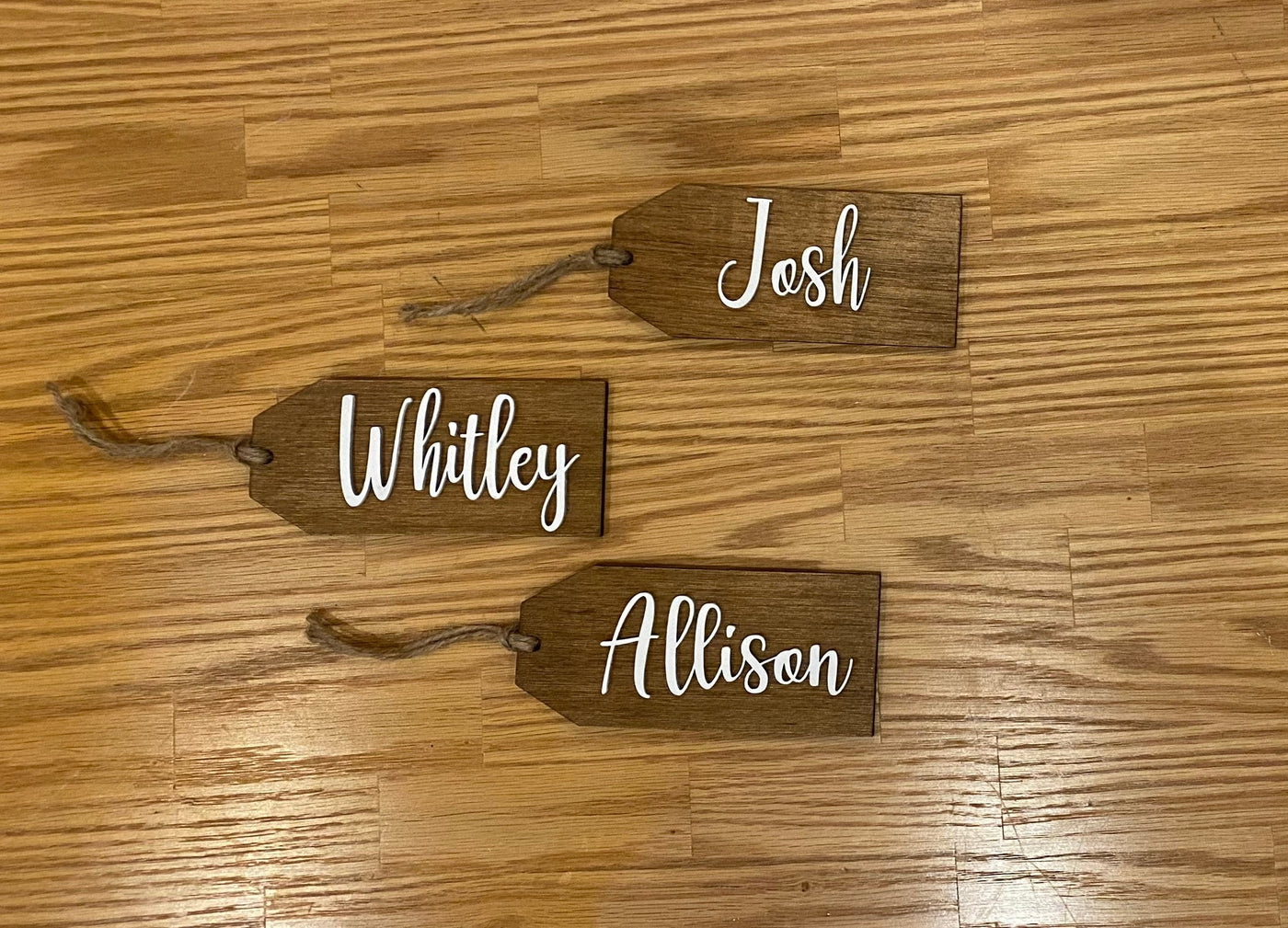 Personalized Stocking Name Tag – Hickory Hollow Designs