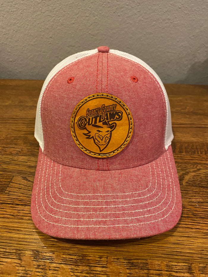 Custom 100% Leather Patch Hats
