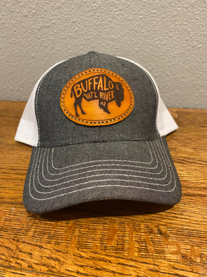 Custom 100% Leather Patch Hats