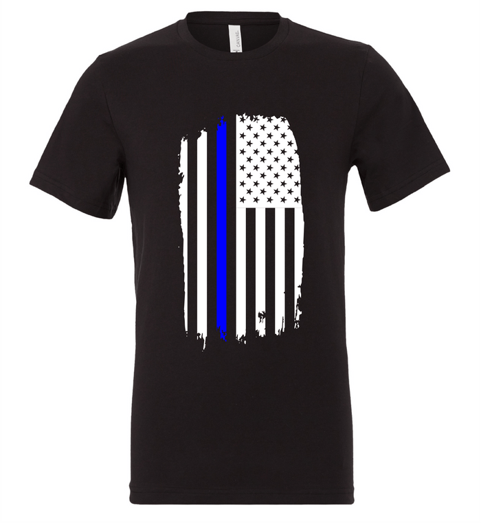 Back the Blue Distressed Flag