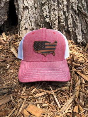 USA Flag Patch Hat